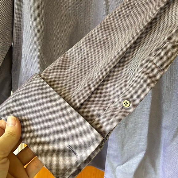 EUC Men’s Banana Republic Non-Iron Slim Fit Shirt (neck 16-16.5, L) - Picture 5 of 8